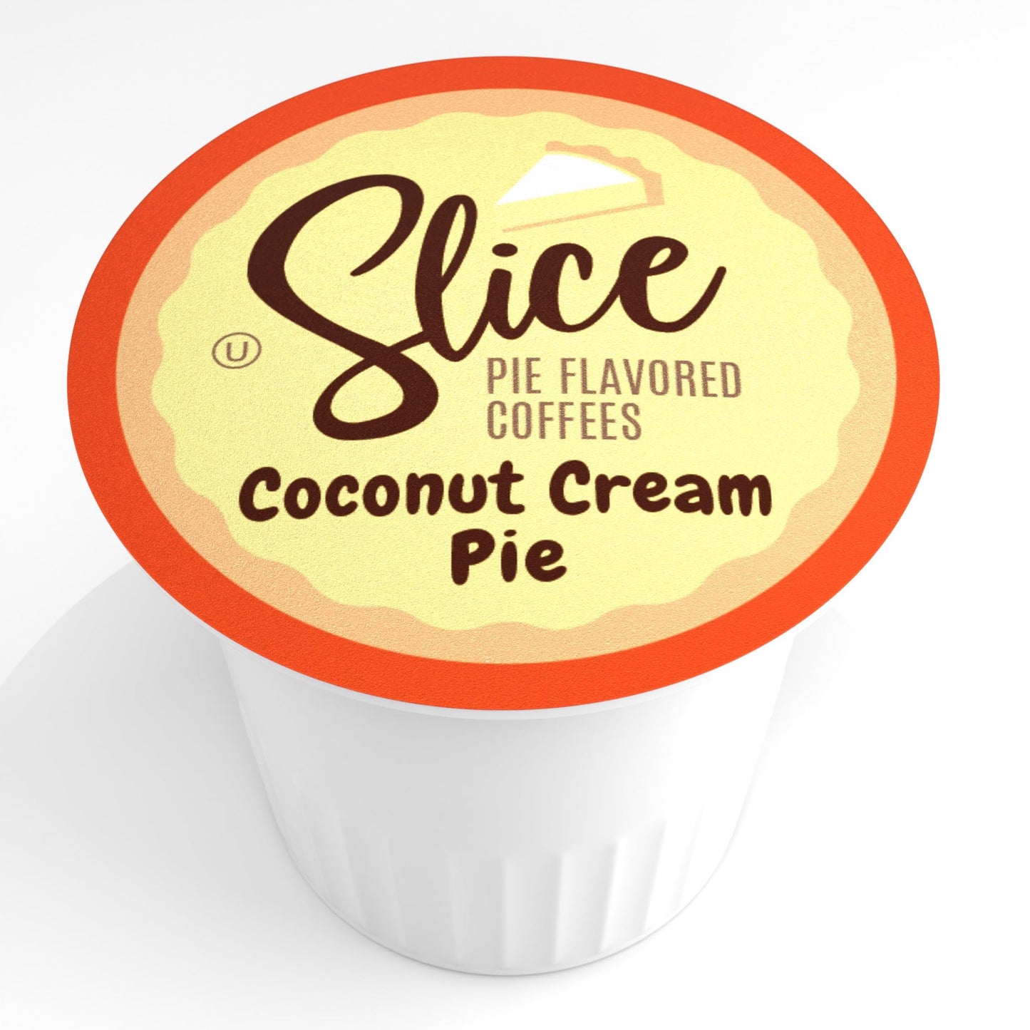 Slice Coffee Flavored Coffee Pods for Keurig - Coconut Cream Pie - 40 Count