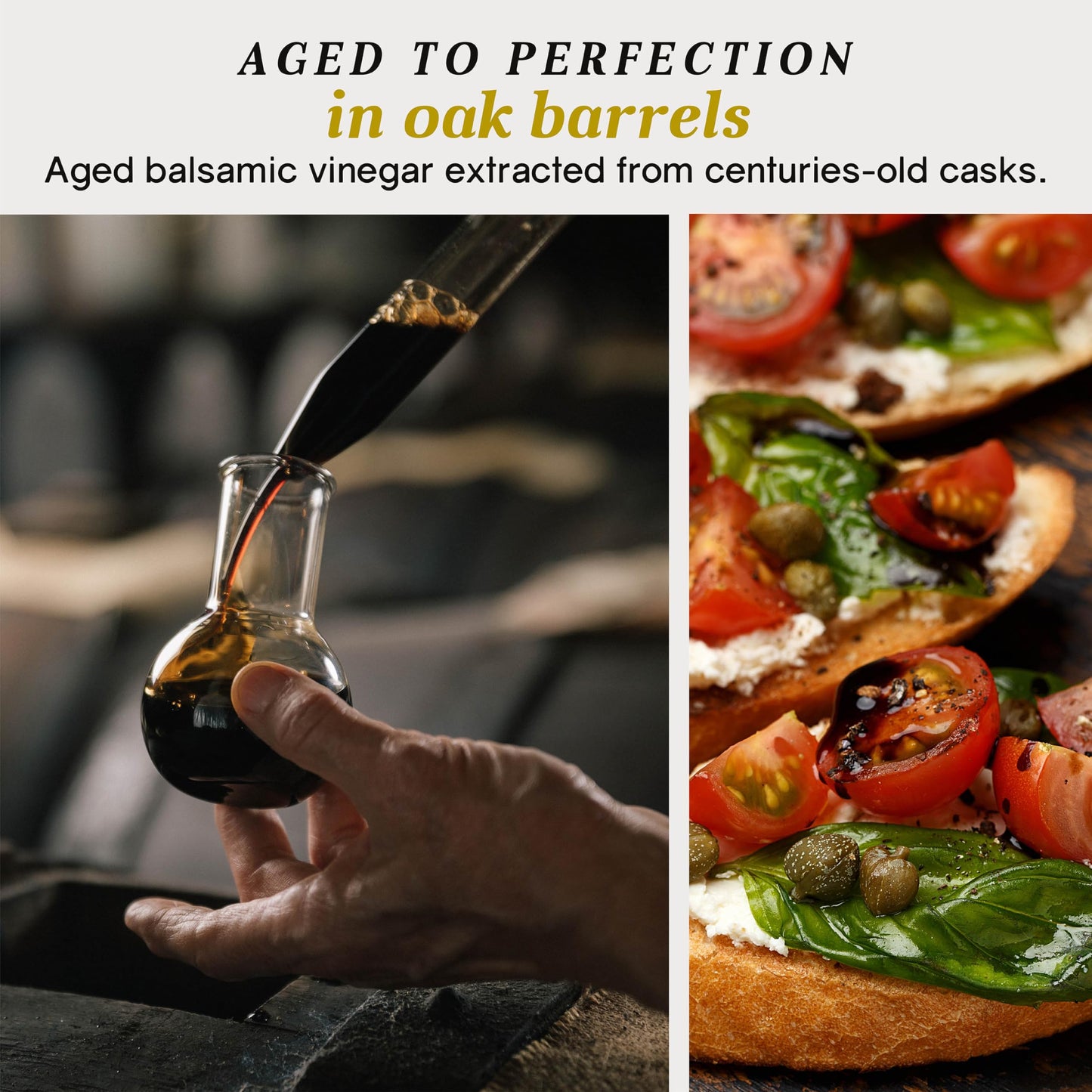 Giusti Aged Balsamic Vinegar of Modena - 8.45 Fl Oz Pack of 2 - Black