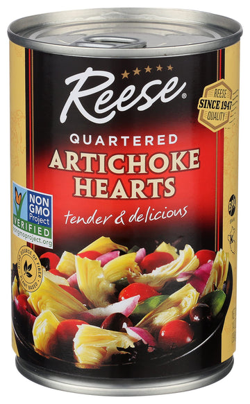 Reese Quartered Artichoke Hearts, 14 Ounces (Pack Of 12)