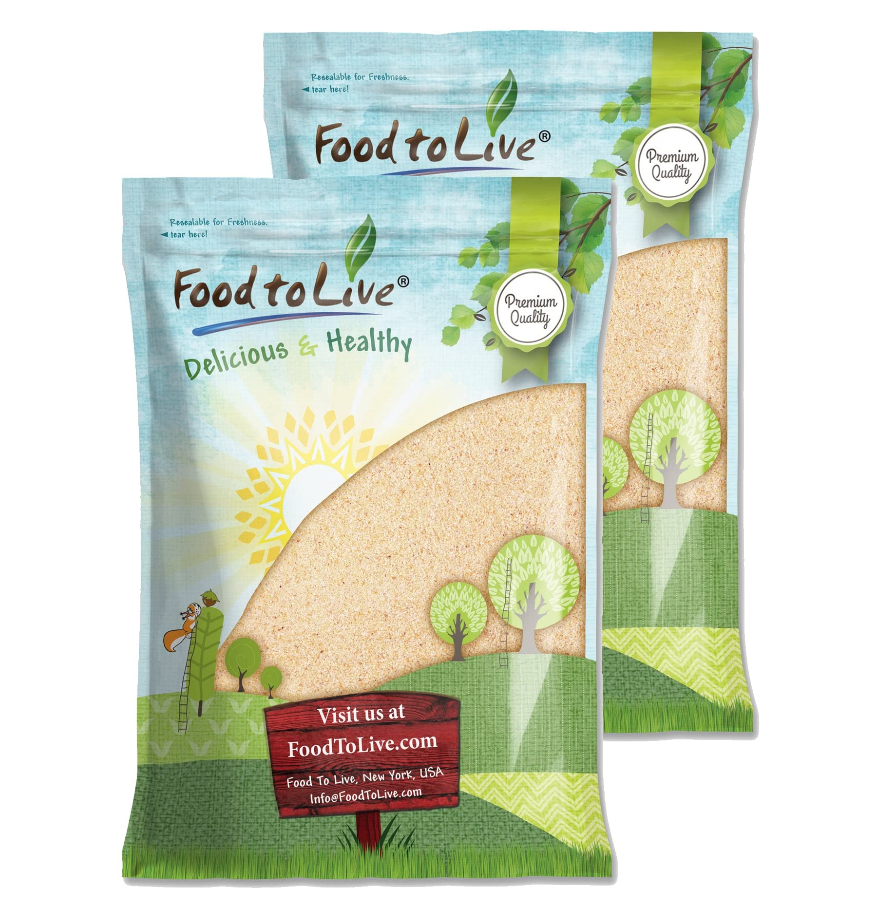 Food to Live - Granulated Garlic, 20 Pounds - Dried Coarse Garlic Granules, Raw, Vegan, Bulk Spice. High in Vitamin B, Dietary F