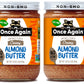 Once Again 2PK Natural Creamy Almond Butter, 16oz - No Stir - Salt Free, Unsweetened - Gluten Free Certified, Peanut Free, Vegan