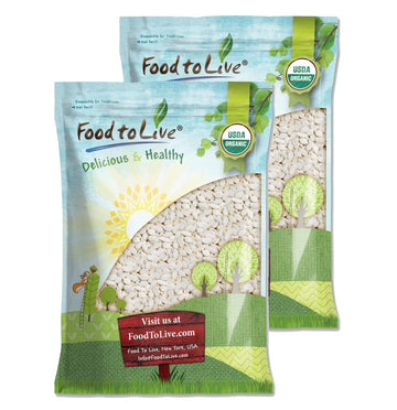 Food to Live Organic Raw Pumpkin Seeds in Shell, 12 Pounds - Non-GMO, Dried, Unsalted, Unroasted, Vegan, Bulk. Good Source of Pr