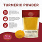 Spicy World Turmeric Powder 5 Pound Bulk Bag - Indian Turmeric Root Ground (Haldi) - Minimum Curcumin 2.5%