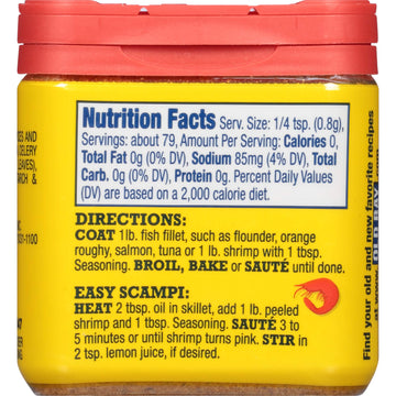 OLD BAY Garlic & Herb Seasoning, 2.25 OZ