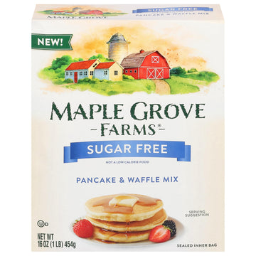 Maple Grove Farms Sugar-Free Pancake & Waffle Mix  16 Ounce