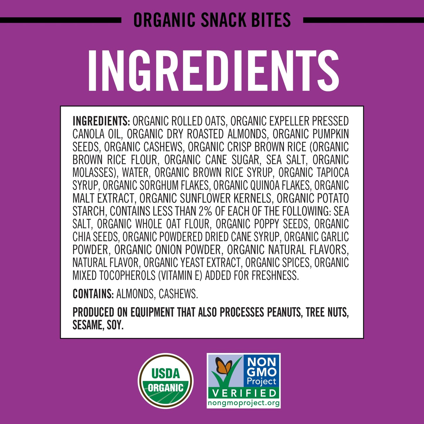 Daves Killer Bread Toasted Garlic Organic Snack Bites, Garlic Organic Snacks, 7.2 oz