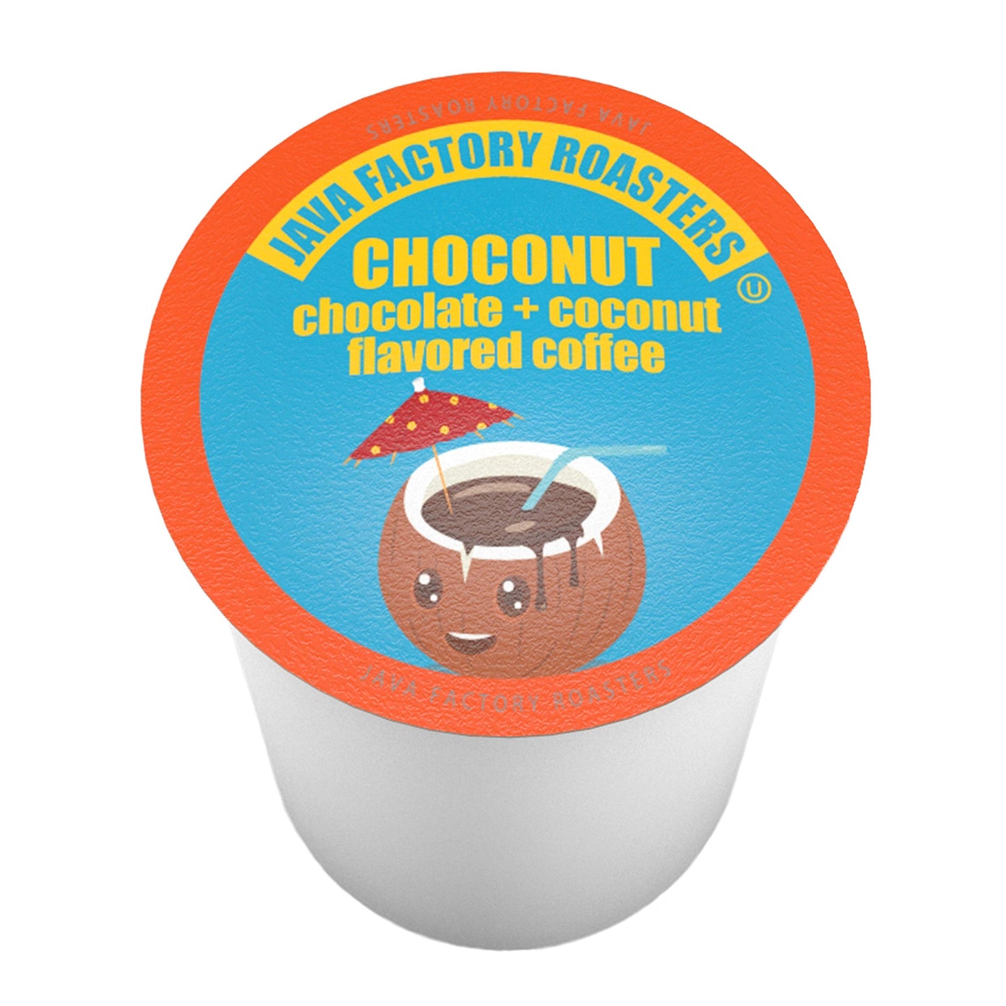 Java Factory Coffee Pods for Keurig - Choconut Flavor, 40 Count, Model JFR CNUT40