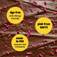 Supernatural Rosy Pink Softies Sprinkles, Dye-Free, Made In Usa, Soy Free, Gluten Free, Vegan, 16Oz