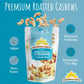 Sunshine Nut Company Whole Roasted Cashews, Perfectly Plain Flavor, No Added Salt, 2 Pack, 7 oz. Each, Gluten Free, Peanut Free