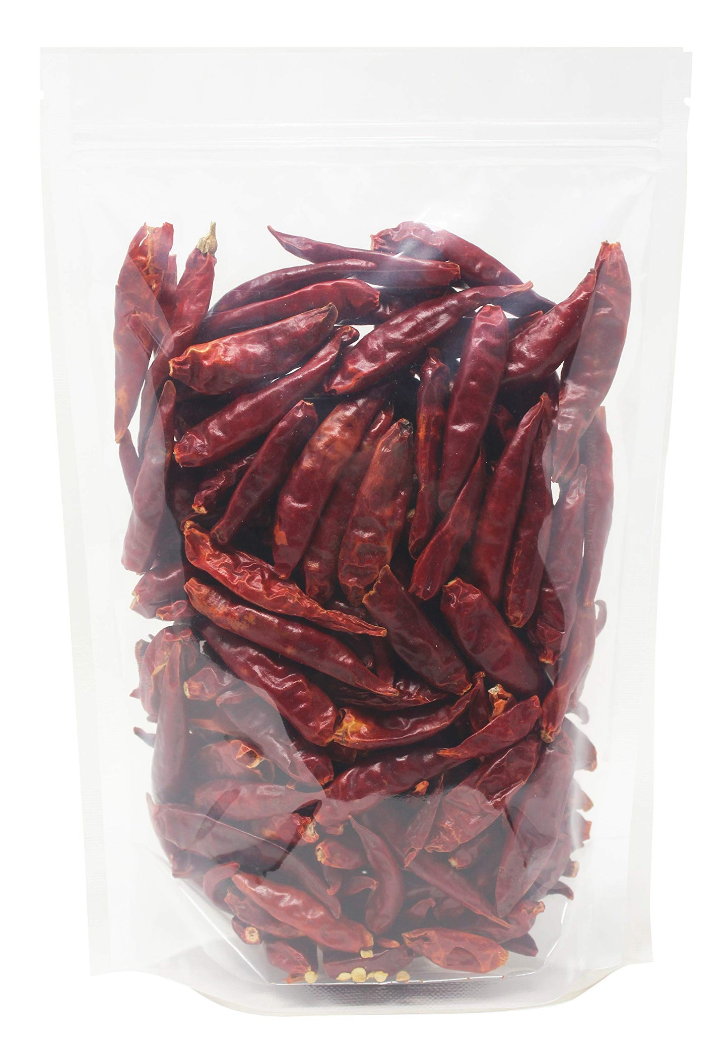 Natruen Whole Dry Szechuan Chinese Red Chili Pods 4 Oz, Mild, Facing Heaven Chili, Spicy Sichuan Dried Red Hot Chilies For Chili