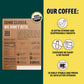 Wandering Bear Straight Black Organic Cold Brew Coffee On Tap, Iced Coffee, 128 Fl Oz (1 Gallon) - Extra Strong, Smooth, Unsweet