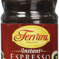 Ferrara Instant Espresso Coffee - Pack Of 3 (2 Oz Each Jar)