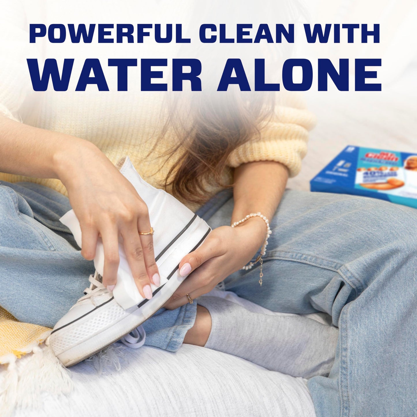 Mr. Clean Magic Eraser Original Cleaning Pads With Durafoam, White, 6 Count