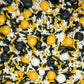 Sweets & Treats Boutique Edible Sprinkles for Cake Decorating, 4 Ounce, Yellow Black White Bee Hive