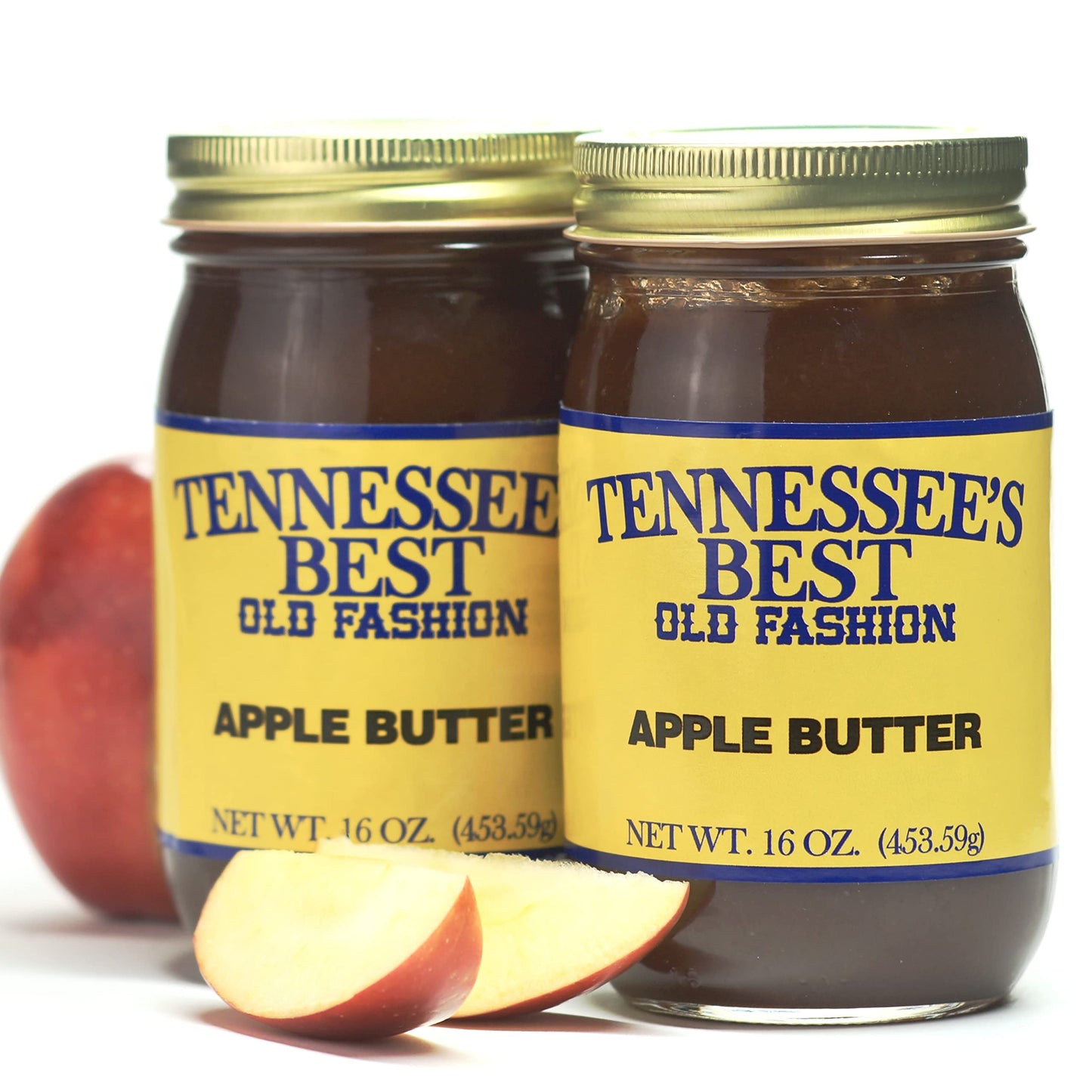 Tennessee'S Best Apple Butter Two Pack |Handcrafted In Small Batches| Gluten Free | Resealable Glass Jars