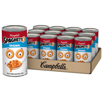 Spaghettios Original Canned Pasta, Healthy Snack For Kids And Adults, 22.4 Oz Can (Pack Of 12)