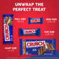 CRUNCH Milk Chocolate and Crisped Rice  Fun Size Candy Bars  12 Bags  10 oz Each Bag