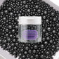 Dazzjoy Edible Black Sugar Sprinkles, Pearl Candy Sprinkles For Cake Decorating, Food Grade, Cupcake Toppers And Black Cake Deco