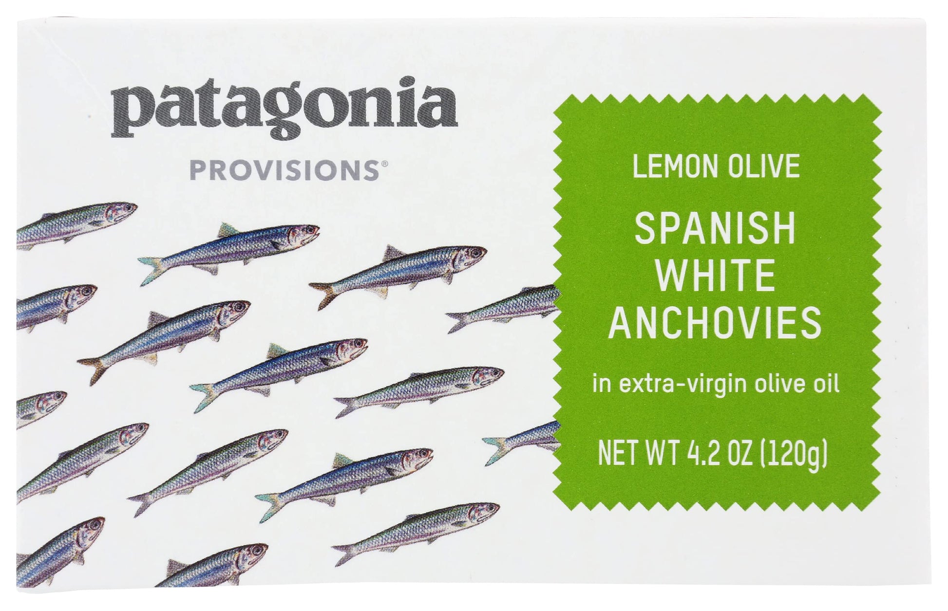 Patagonia Provisions Lemon Olive Spanish White Anchovies In Extra Virgin Olive Oil, 4.2 Ounces (Pack Of 10)