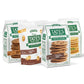 Tates Bake Shop Gluten Free Cookies Variety Pack, 4 Bags, Lemon, Ginger Zinger, Chocolate Chip, Small, Brown/Yellow/Orange