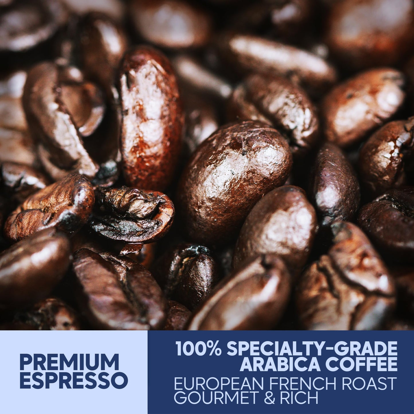 Sarasota Coffee Whole Bean Espresso | Dark Roast Gourmet Coffee Beans | Low Acid, Mold Free, Specialty Grade Bulk Beans | 5Lb (8