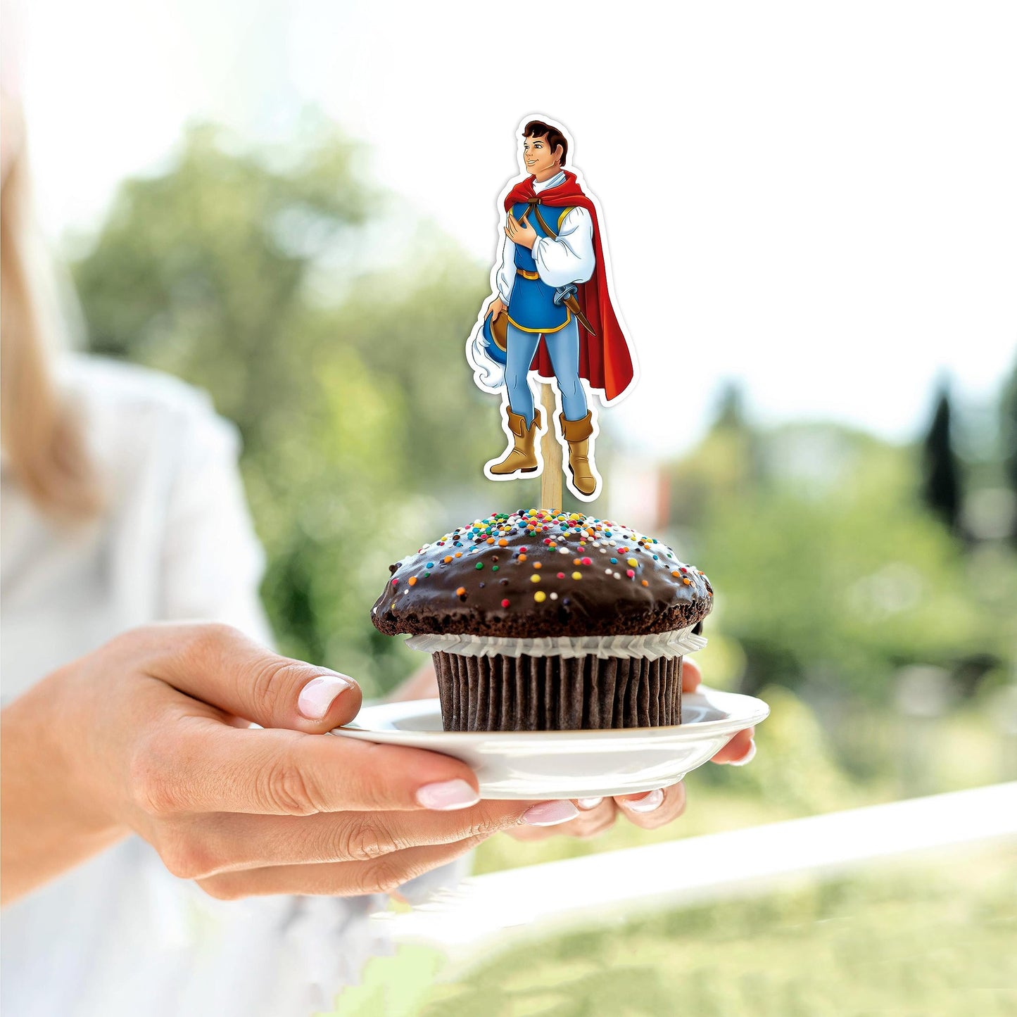 Snow White And The Sevn Dwafs Cupcake Topper