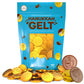 The Dreidel Company Original Milk Chocolate Coins - Gluten Free, Non GMO, Kosher Certified - 100 Coins