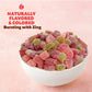 Sour Fruit Jelly Candy Mix | 1 Pound Bag | Vegan Gummies with Real Fruit Puree | Cherry  Watermelon  Peach | Gelatin Free Plant Based Texture | No Artificial Colors or Flavors | Dye Free Candy