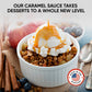 King's Cupboard Cream Caramel Sauce - The Perfect Sauce for Ice Cream, Fruit Dip, Topping Desserts, Caramel Drizzle for Coffee -