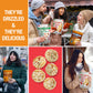 Drizzilicious Mini Rice Cakes - Rice Crisps, Healthy Snack For Mature-Themeds And Kids, Flavored Rice Cakes, Vegan, Gluten Free, Only 90 Calories Per Serving - Gingerbread, 4 Oz (Pack Of 2)