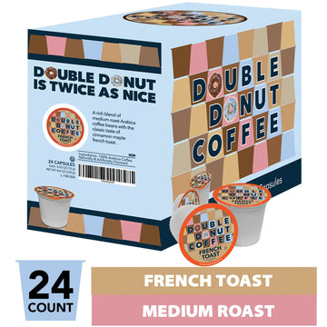 French Toast Flavored Coffee In Recyclable Single Serve Pods, French Toast Flavor For The Keurig K Cups Brewer, From Double Donu
