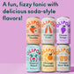 OLIPOP Sparkling Tonic Variety Pack, Prebiotic Soda Sampler, Vegan, Non-GMO, 12 Fl Oz, Pack of 12
