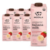 Mooala - Organic Strawberry Bananamilk, 32 fl oz (Pack of 6) - Shelf-Stable, Non-Dairy, Nut-Free, Gluten-Free, Plant-Based Bever