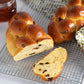 Sterns Bakery Raisin Challah Bread - 16 Ounce, Braided, Traditional for Holiday or Shabbat Table