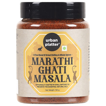 Urban Platter Marathi Ghati Masala, 150g [Artisanally Crafted | Natural Oils Preserved | Add to Gravies, sabjis, curries]