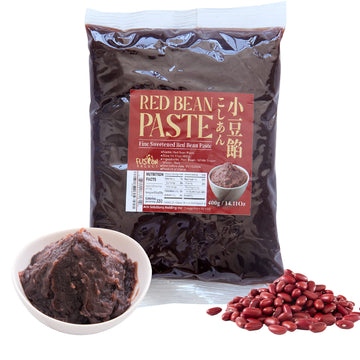 Fusion Select Red Bean Paste - Fine Sweetened Adzuki Bean Paste For Desserts, Buns, Pastry Filling, Mochi - For Chinese, Japanese & Korean Foods - No Additives Or Preservatives (1X)
