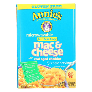 Annie S Homegrown Rice Pasta & Wisconsin Cheddar Mac & Cheese (6X10.7 Oz)