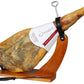 Jamonprive Spanish Serrano Ham Bone in 14-17 lb with Stand & cutting too - 3 Piece Set