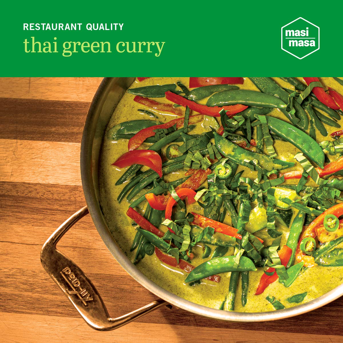 Masi Masa Thai Green Curry Spice Blend(3 Pack), Curry Seasoning For Simmer Sauce, Marinade Or Rub, 12 Spice Blend Mix, No Gluten