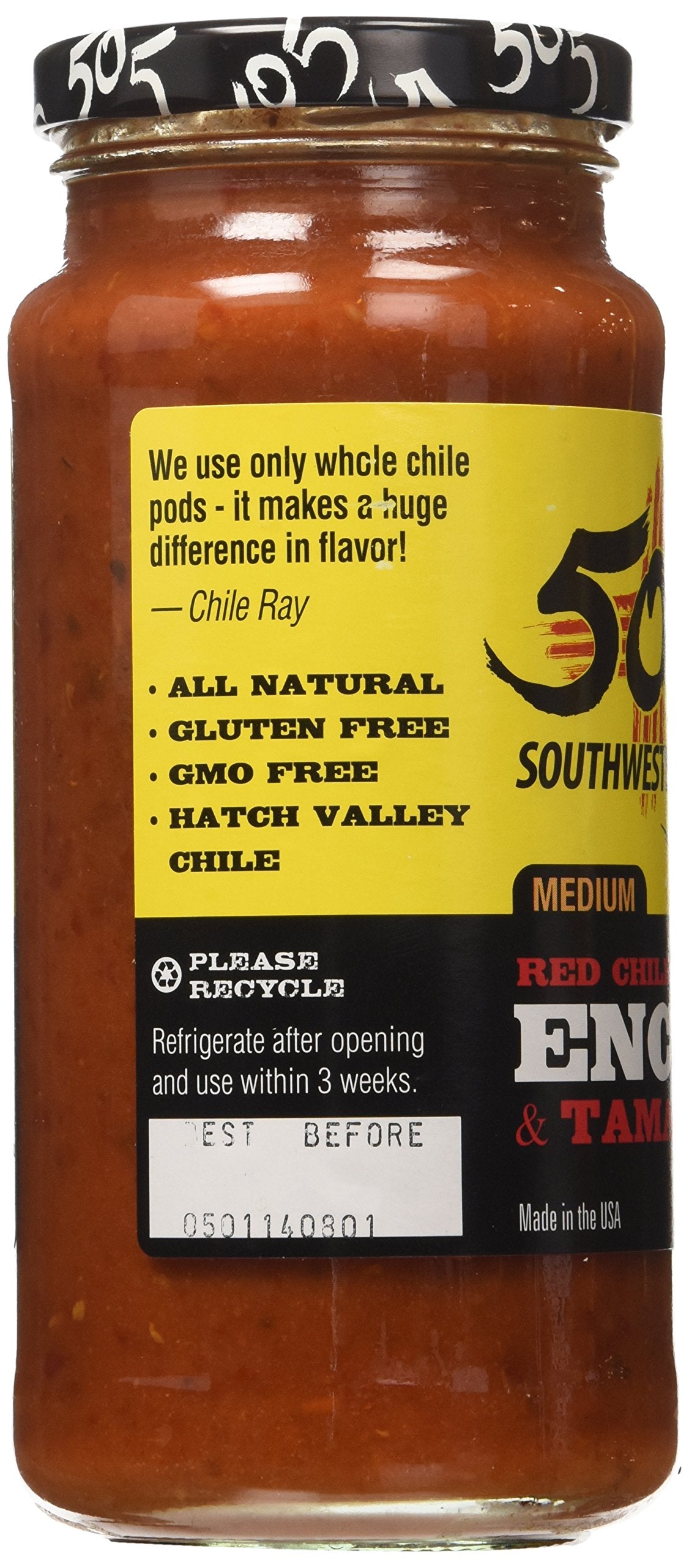 505 Southwestern 16Oz Jar (Pack Of 3) (Select Flavor Below) (Enchilada And Tamale Sauce - Medium)