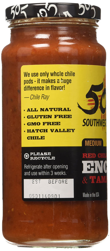 505 Southwestern 16Oz Jar (Pack Of 3) (Select Flavor Below) (Enchilada And Tamale Sauce - Medium)