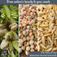 Oh! Nuts Almonds Blanched Slivered - Raw - 100% Natural - 2 Lb - High-Protein Almond - Packed In New York Zip-Seal Bag For Excep