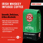 Fire Department Coffee Irish spirit-inspired flavor Infused Medium Roast Coffee Beans 12 oz, Pack of 2