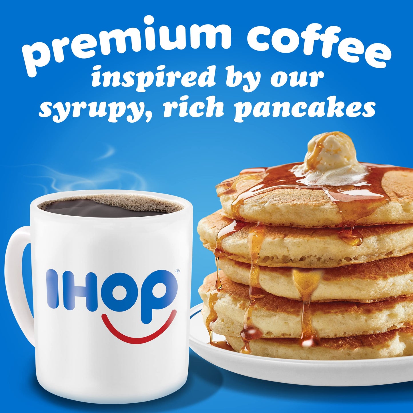 IHOP Buttery Syrup Flavored Keurig K-Cup Coffee Pods, 10 Count Box