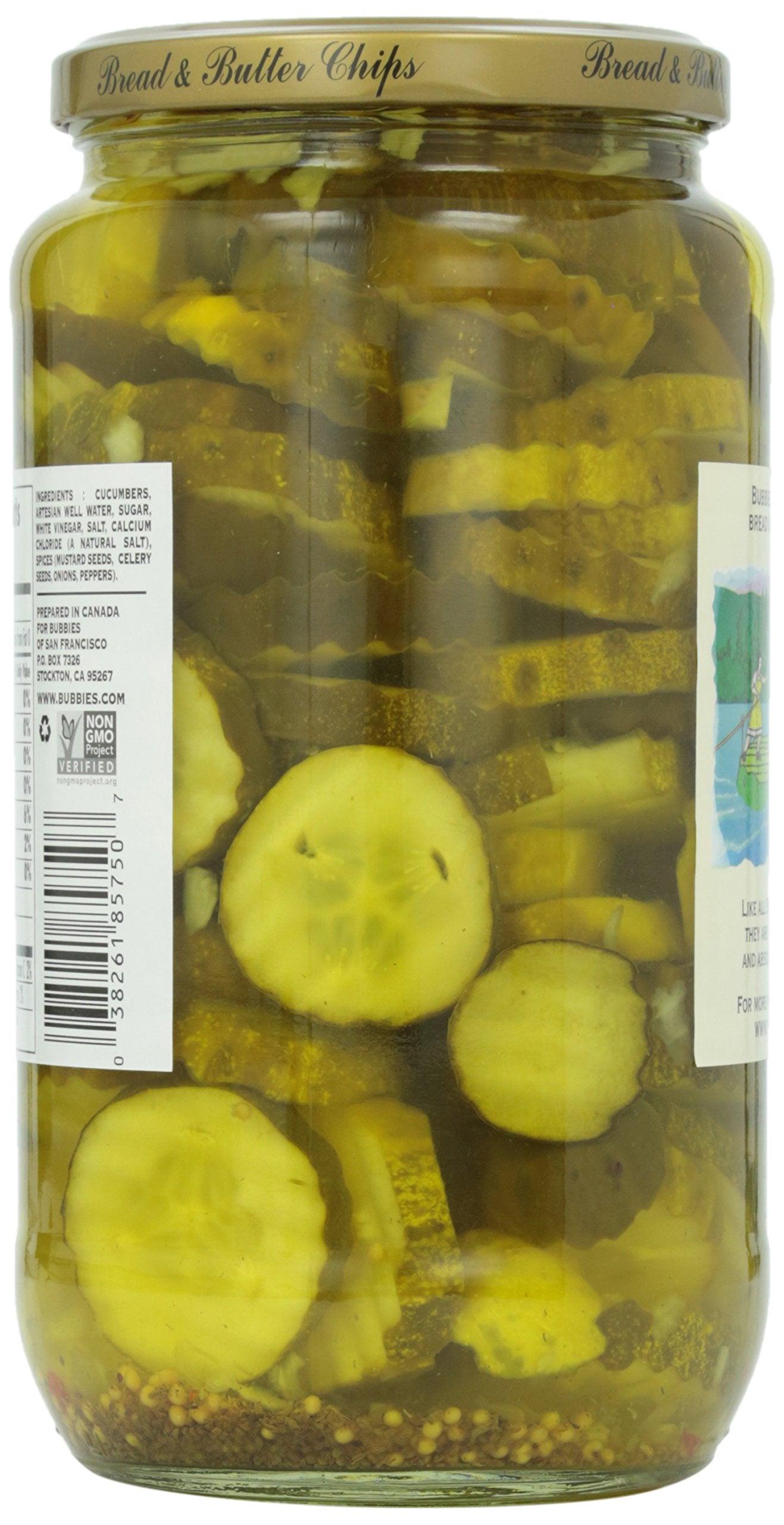 Bubbies, Pickles, Bread & Butter, 33 Oz