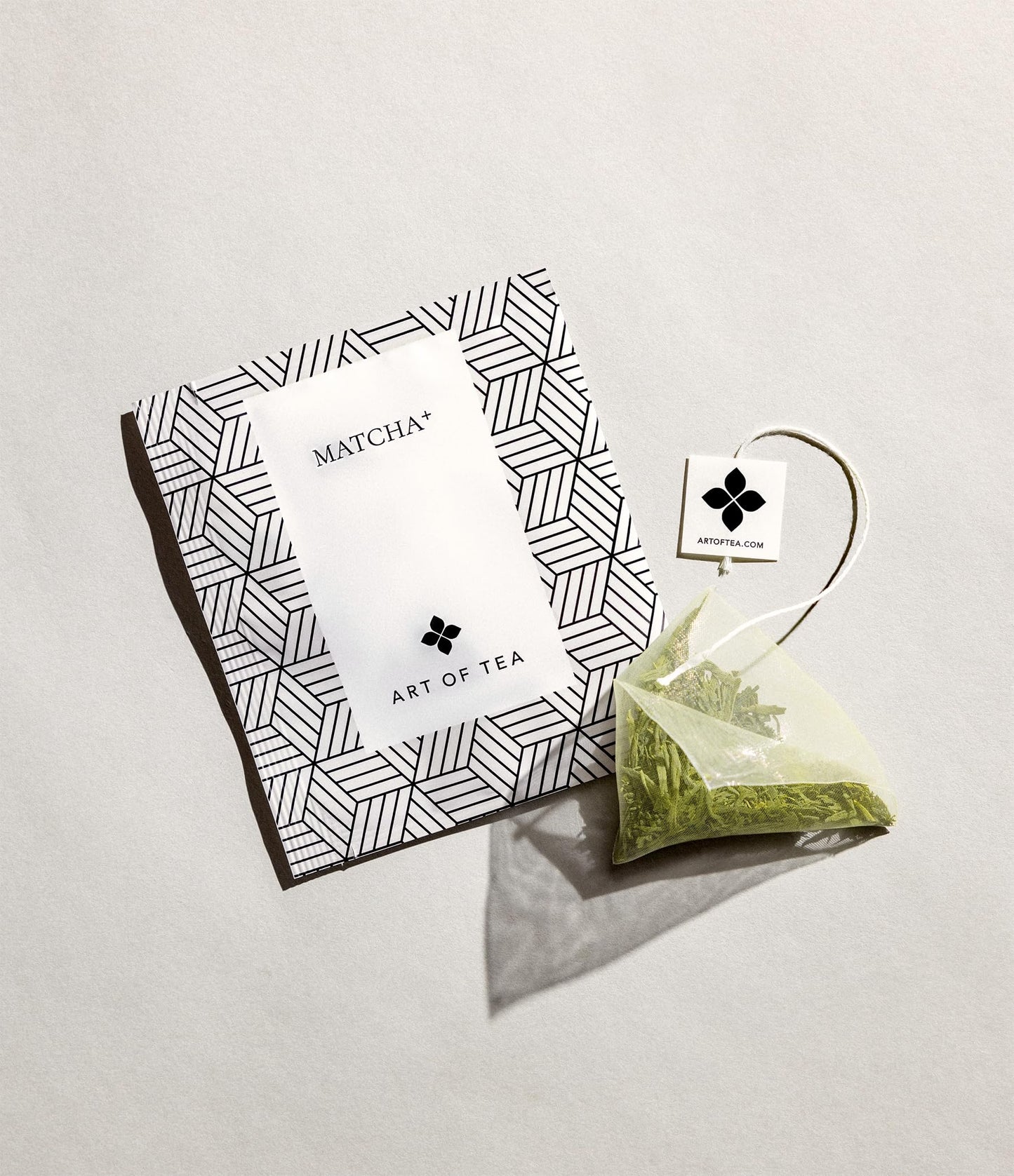 Art of Tea | Organic Matcha+ | Matcha Green Tea | 50 Count Eco Friendly Pyramid Tea Bags Sachets