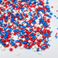 Sentovac Sprinkles For Patriotic 4Th Of July Independence Day | Edible Cake Cupcake Sprinkles | 1 Bottle 3.53Oz/ 100G Patriotic