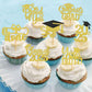 40Pcs Graduation Cupcake Toppers 2025 Graduation Decorations Class Of 2025 Cupcake Toppers 2025 Congrats Grad Cupcake Topper Con