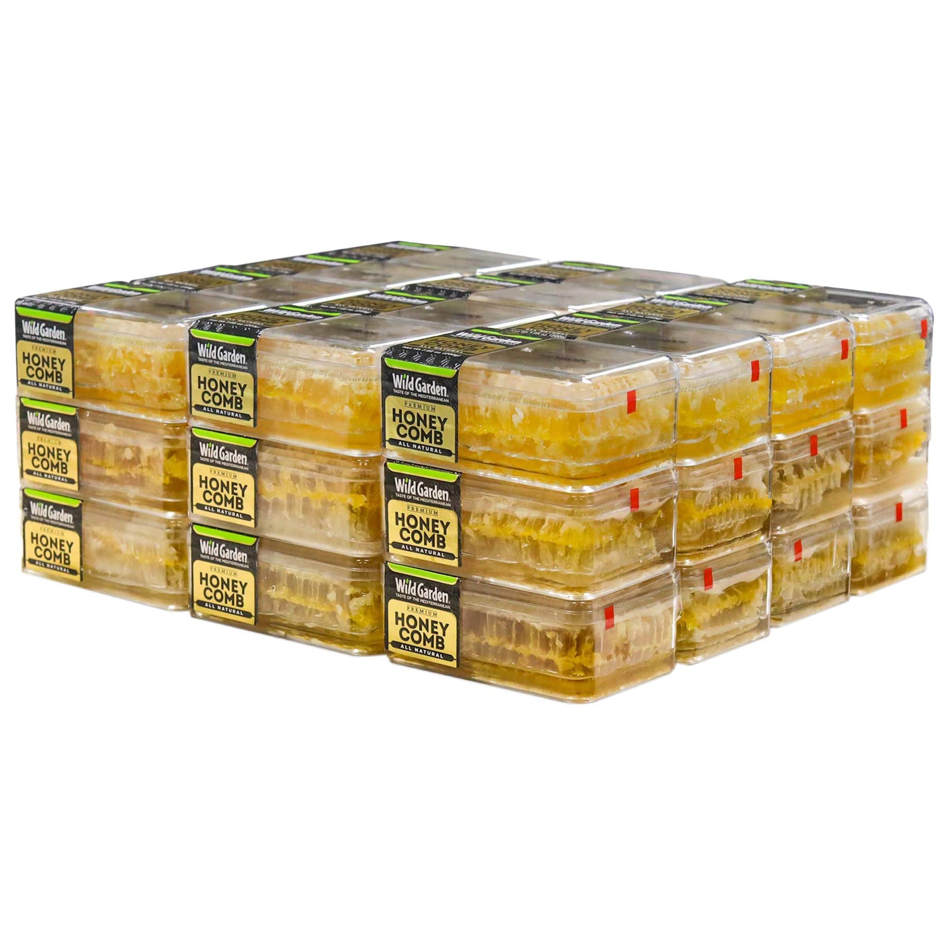 Wild Garden 100% Pure Raw Gourmet Honeycomb, All-Natural, 7.05 oz Pack of 36