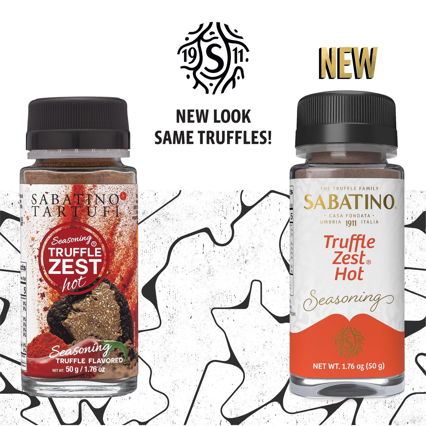Sabatino Tartufi Truffle Zest Seasoning, Hot, The Original All Natural Gourmet Truffle Powder, Plant Based, Vegan and Vegetarian